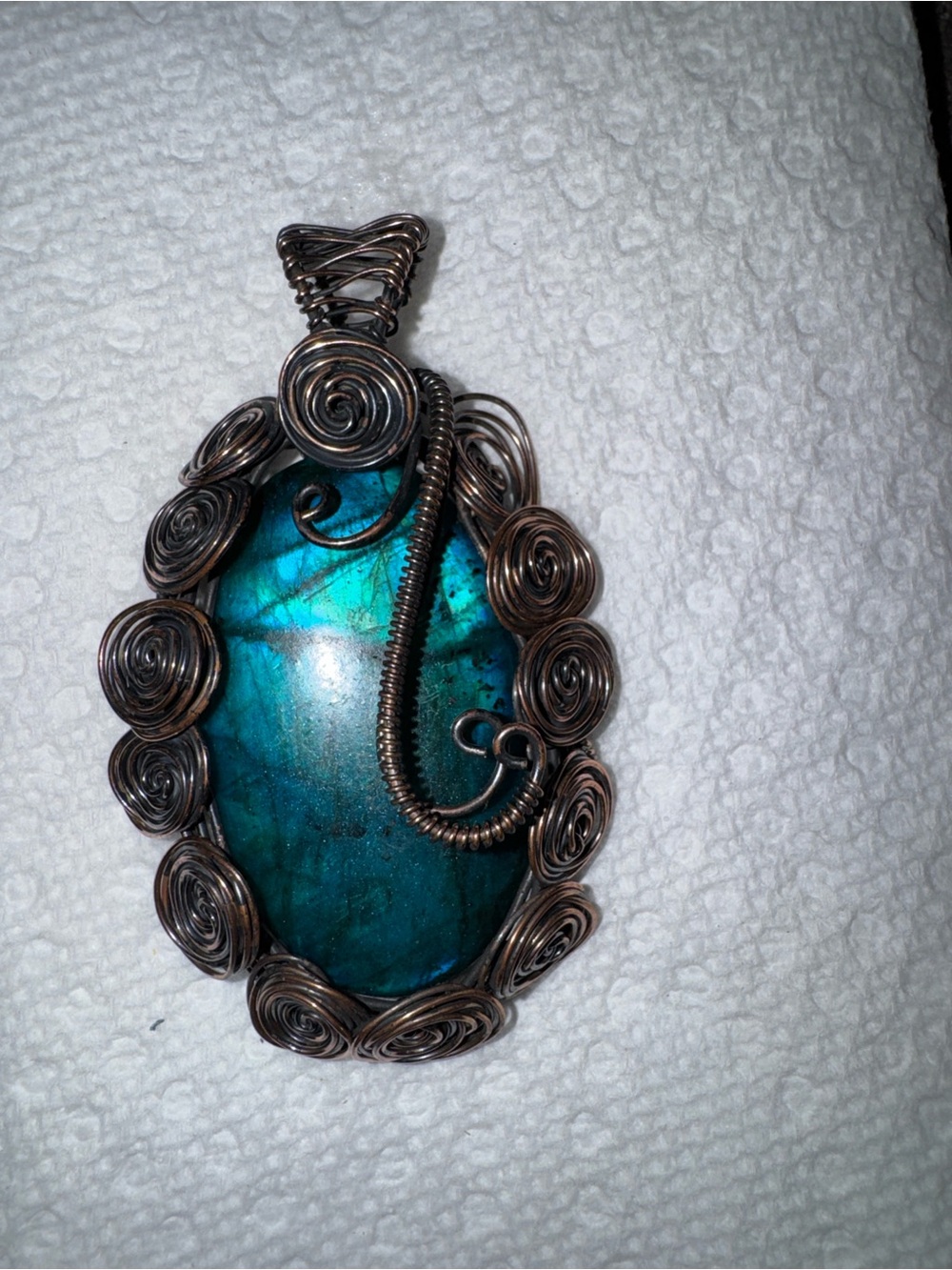 4 different Wire-Wrapped Pendants - Picture 4 of 16